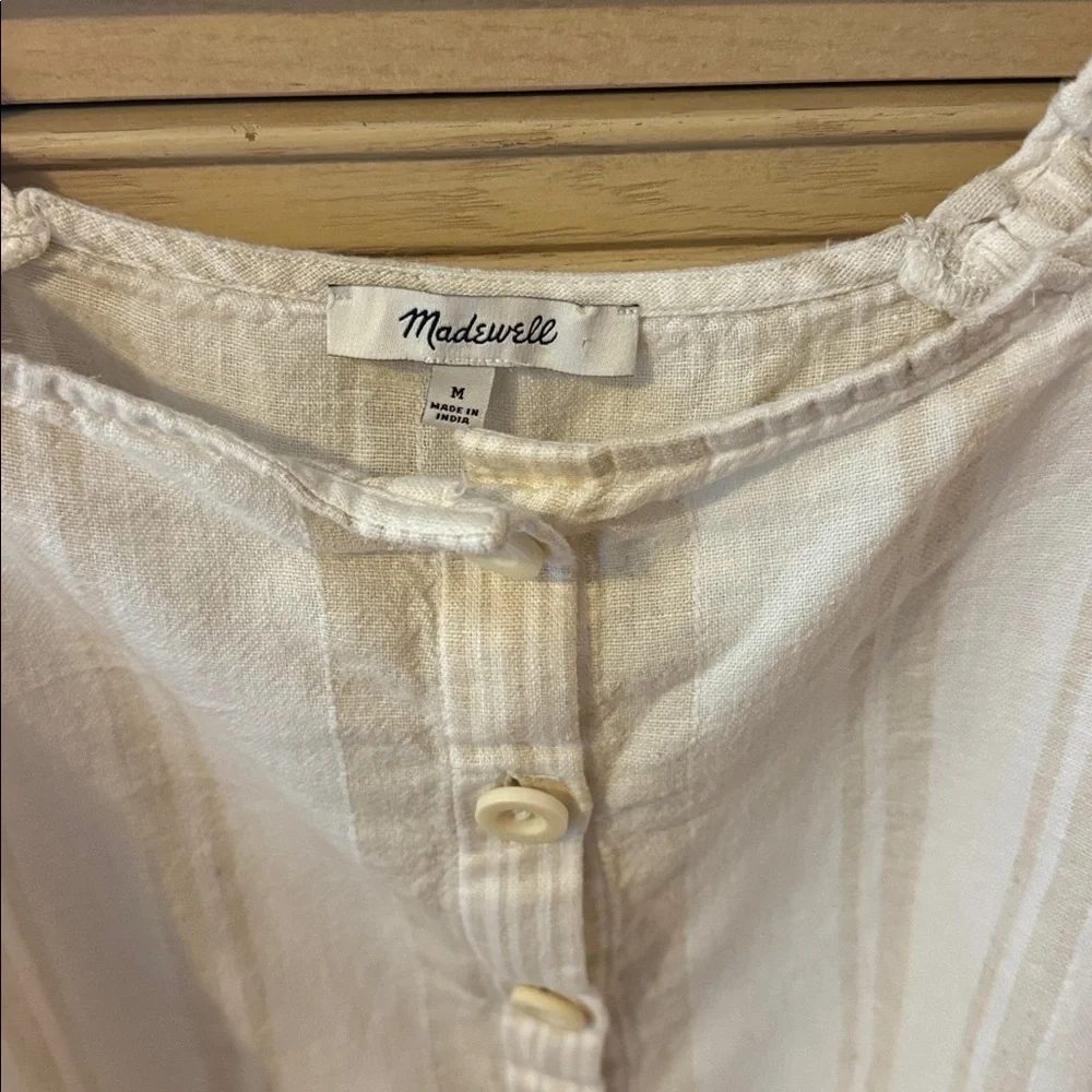 Madewell Stripe Blouse - Picture 6 of 9